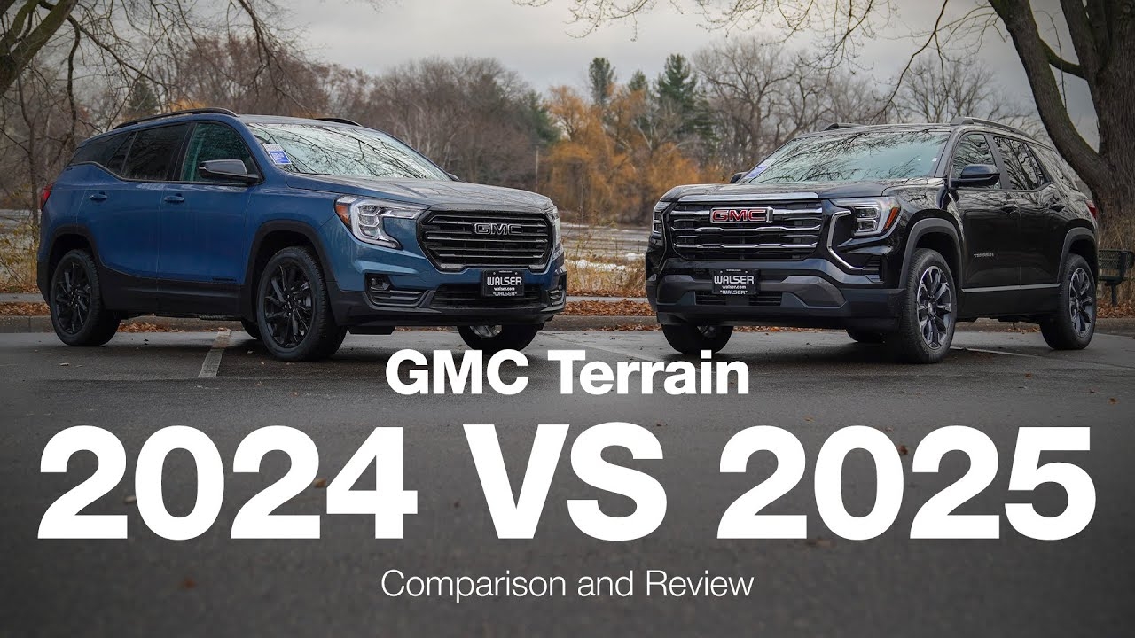 2024 Vs 2025 GMC Terrain Comparison Review YouTube