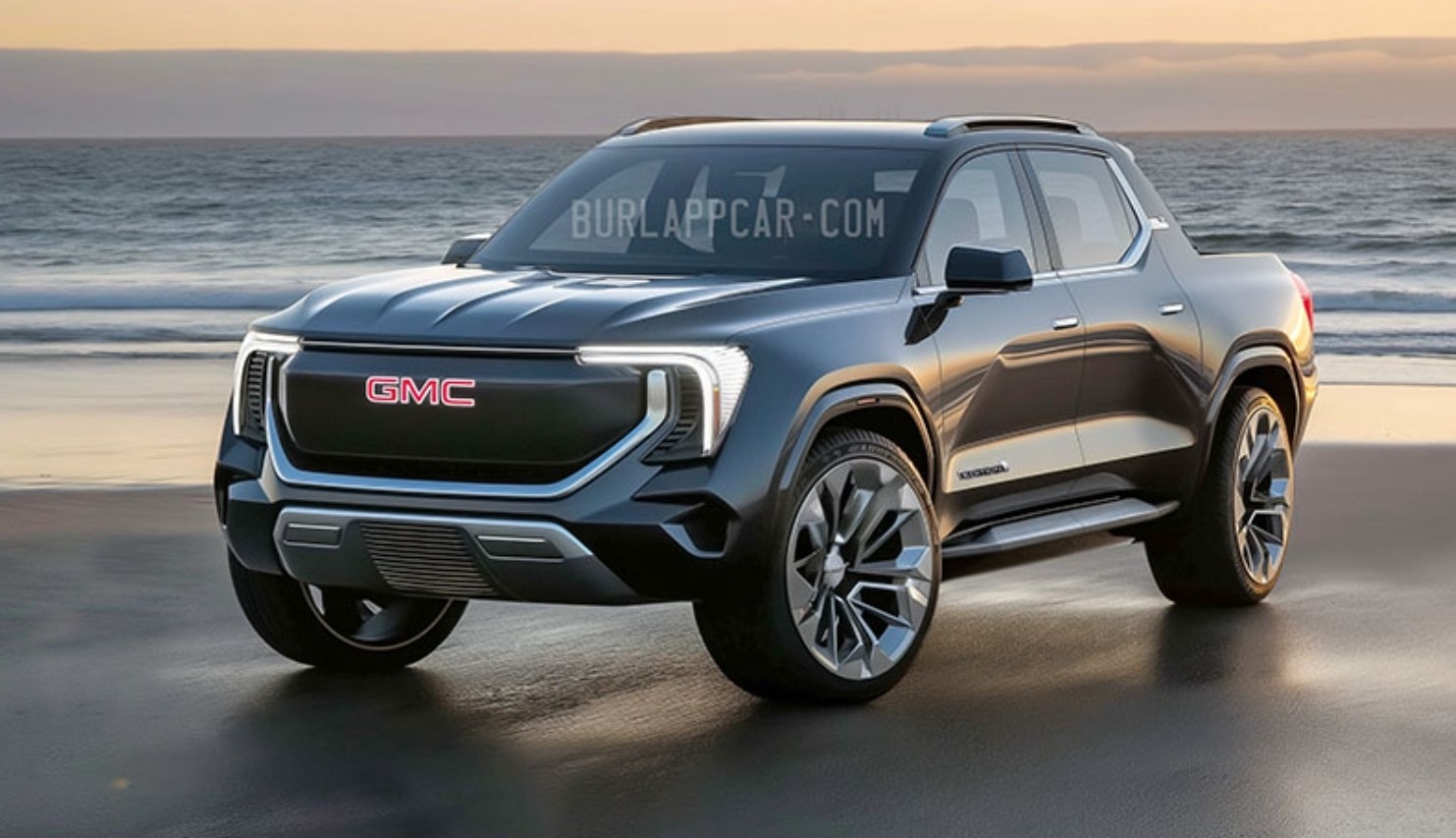 2026 GMC Canyon EV Concept Design Shown With GM Ultium Platform As GMC