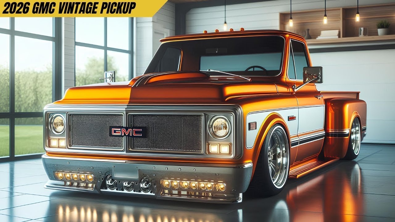 2026 GMC Vintage Pickup Truck Is Here A Classic Icon Reimagined 