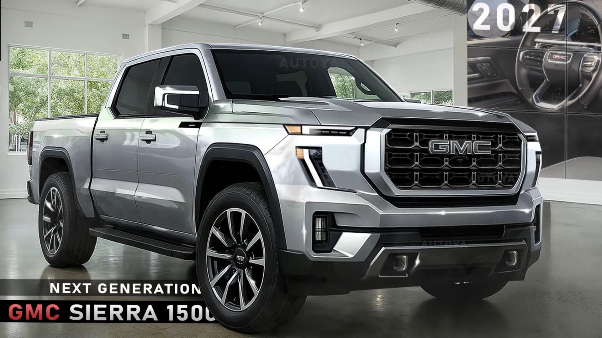Rendering All New 2027 GMC Sierra 1500 Full Sizer Comes Out To Play 